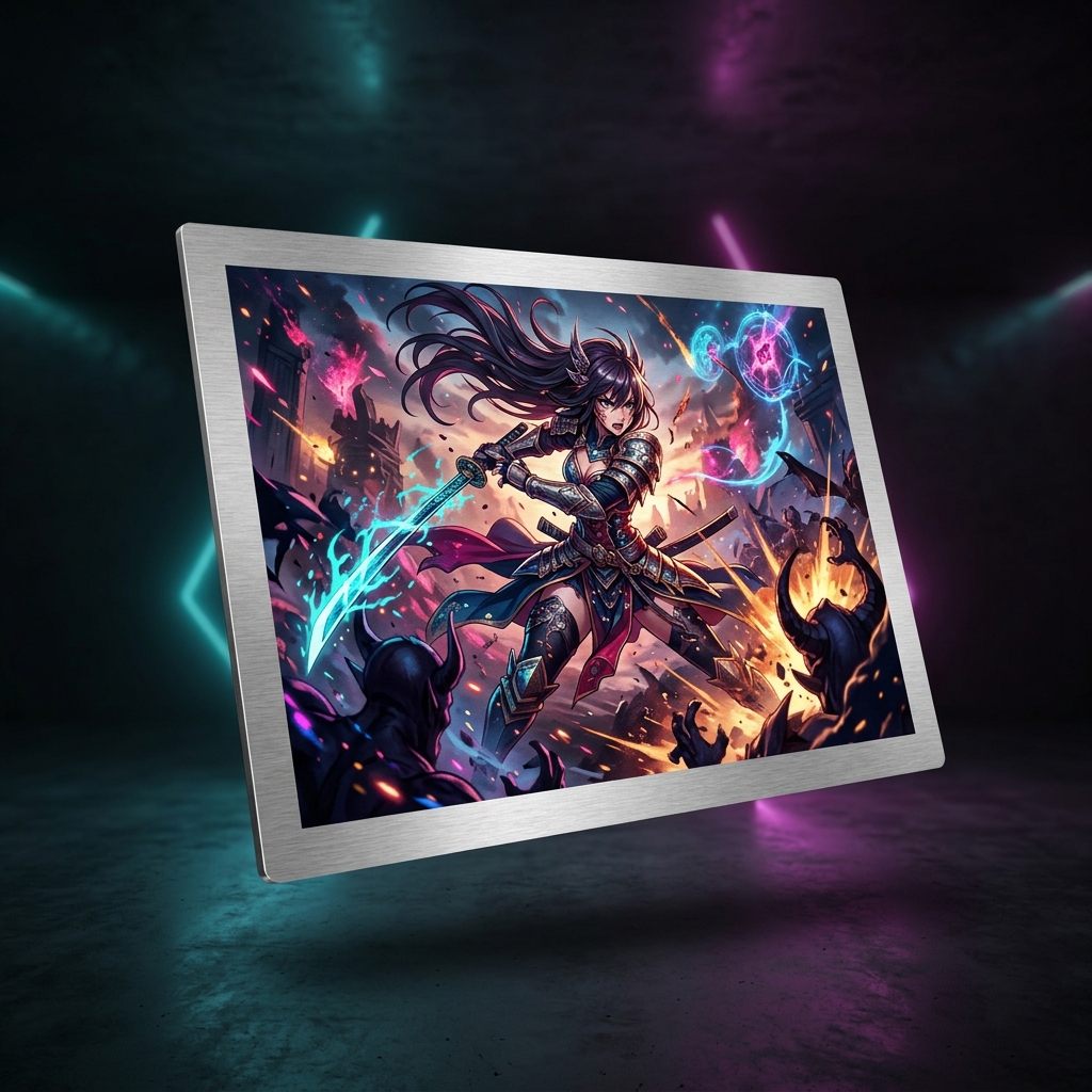 Anime Metal Poster